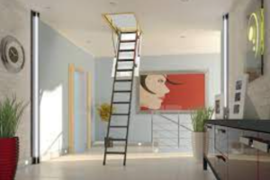 Reliable Wooden Loft Ladder for Regular Use